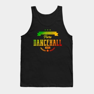 Rasta University Pure Dancehall Rasta Colors Reggae Tank Top